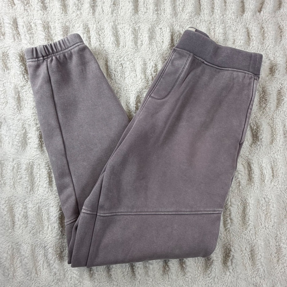UGG For Men Faded Purple Mineral Wash Fleece Lined Jogger Sweatpants Size L